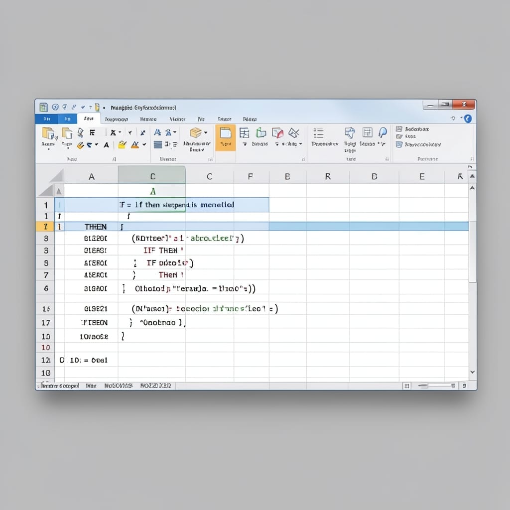 Multiple IF THEN Statements in Excel: Nested Logic for Advanced Formulas
