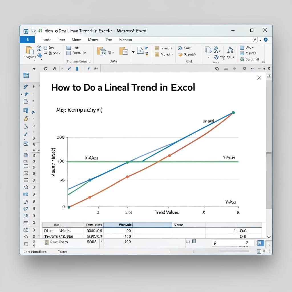 How to Do a Linear Trend in Excel: Data Visualization in 3 Steps