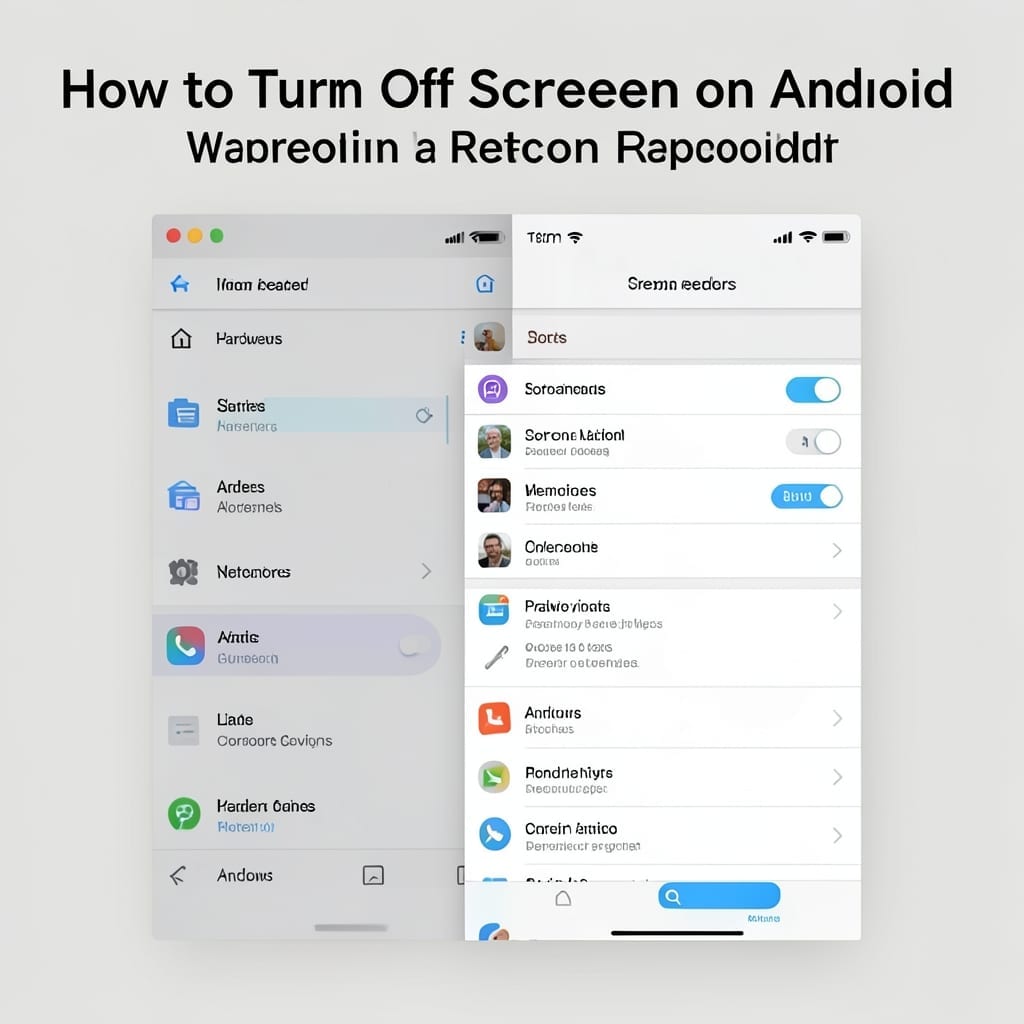 How To Turn Off Screen Reader On Android: Quick Settings Method