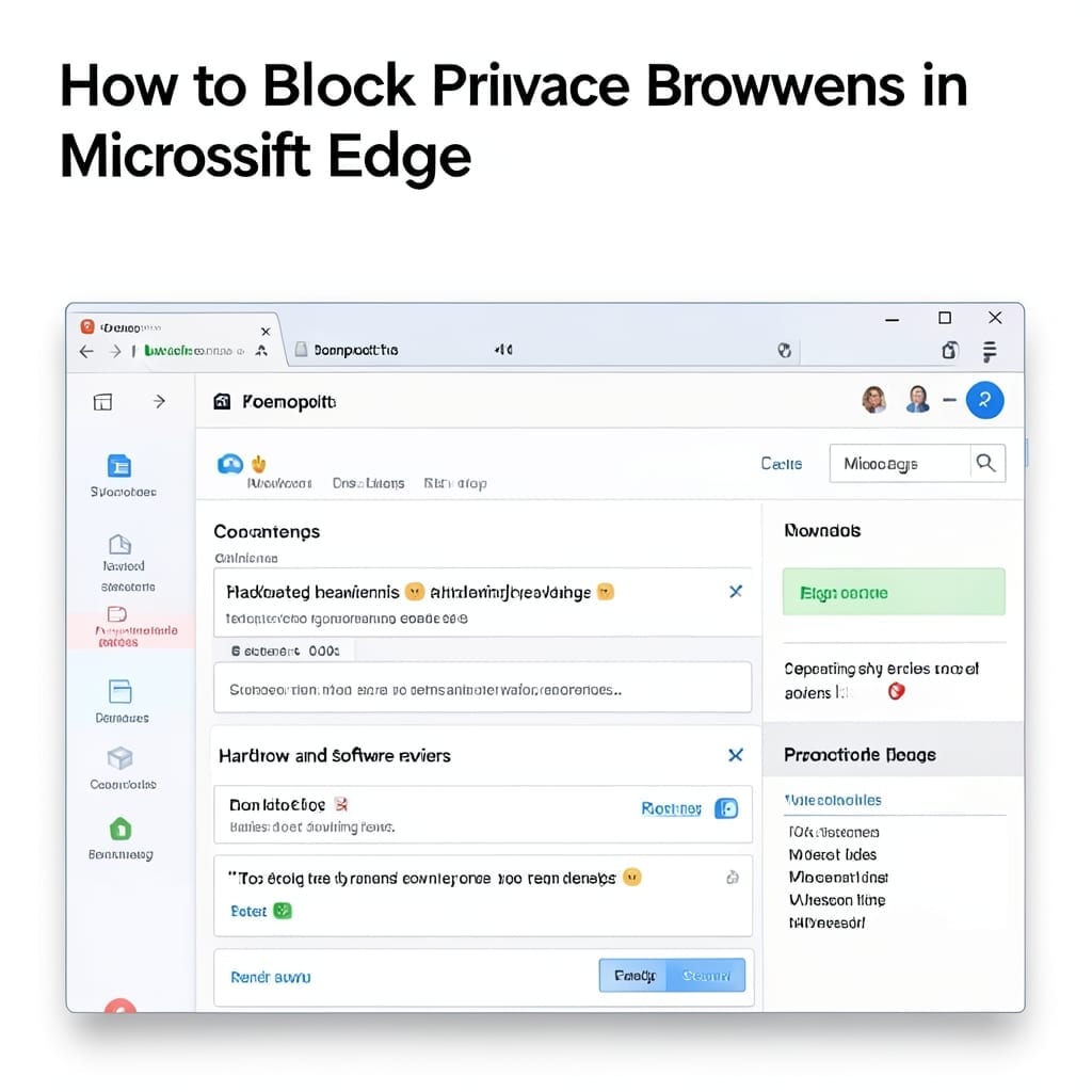 How to Block Private Browsers Microsoft Edge: Step-by-Step Privacy Control