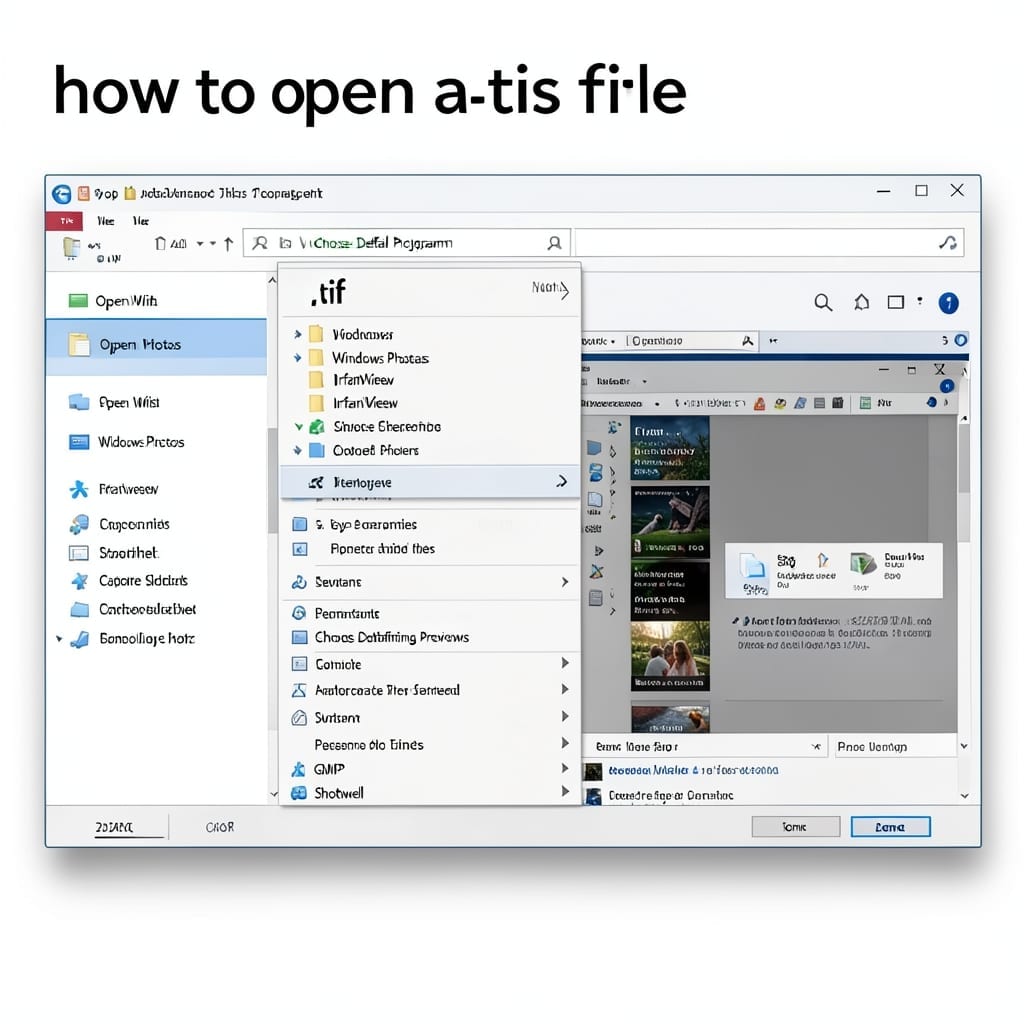 How to Open .TIF File: Quick Viewer and Editor Methods