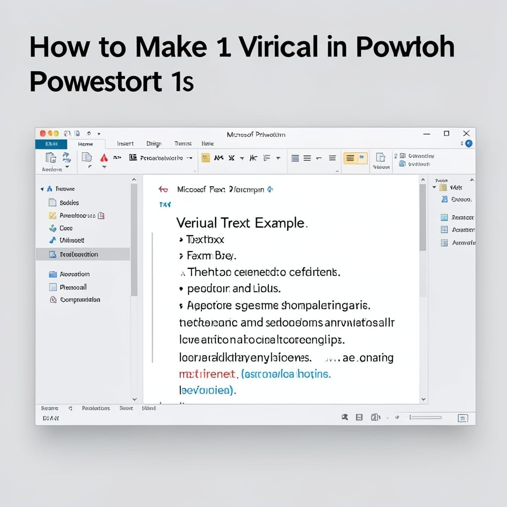 How To Make Text Vertical In PowerPoint: Step By Step Formatting Guide
