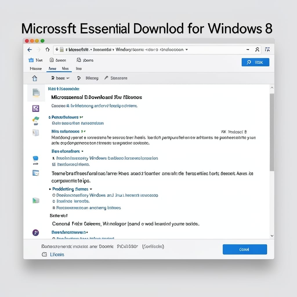 Microsoft Essential Download for Windows 8: Official Suite for Productivity