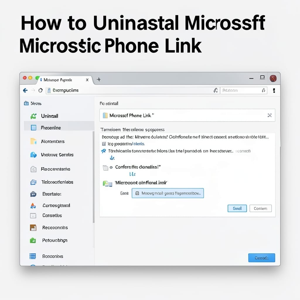 How to Uninstall Microsoft Phone Link: Quick Removal Guide
