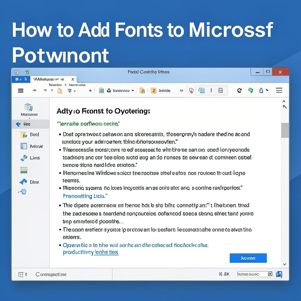 How to Add Fonts to Microsoft PowerPoint: Step-by-Step Custom Typing