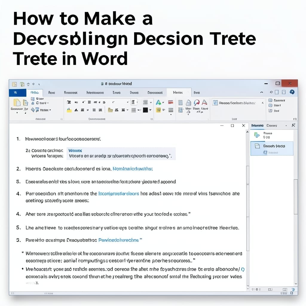 How to Make a Decision Tree in Word: Step-by-Step Visual Guide