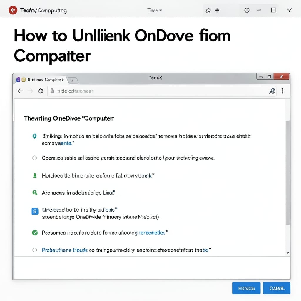 How To Unlink OneDrive From Computer: Quick Disconnect in 3 Steps