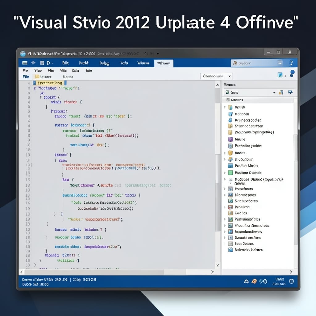 Visual Studio 2012 Update 4 Offline: Complete Standalone Installer