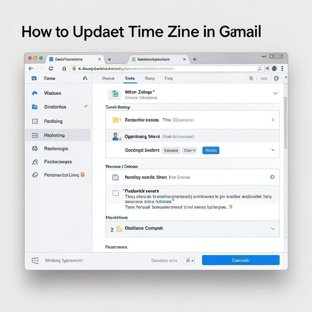 How To Update Time Zone In Gmail: Simple Settings Adjustment