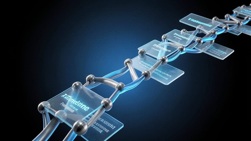 3D Timeline Presentation Template
