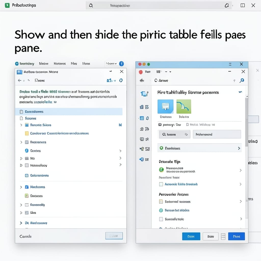 Show and Then Hide the PivotTable Fields Pane: Quick Toggle Method for Excel