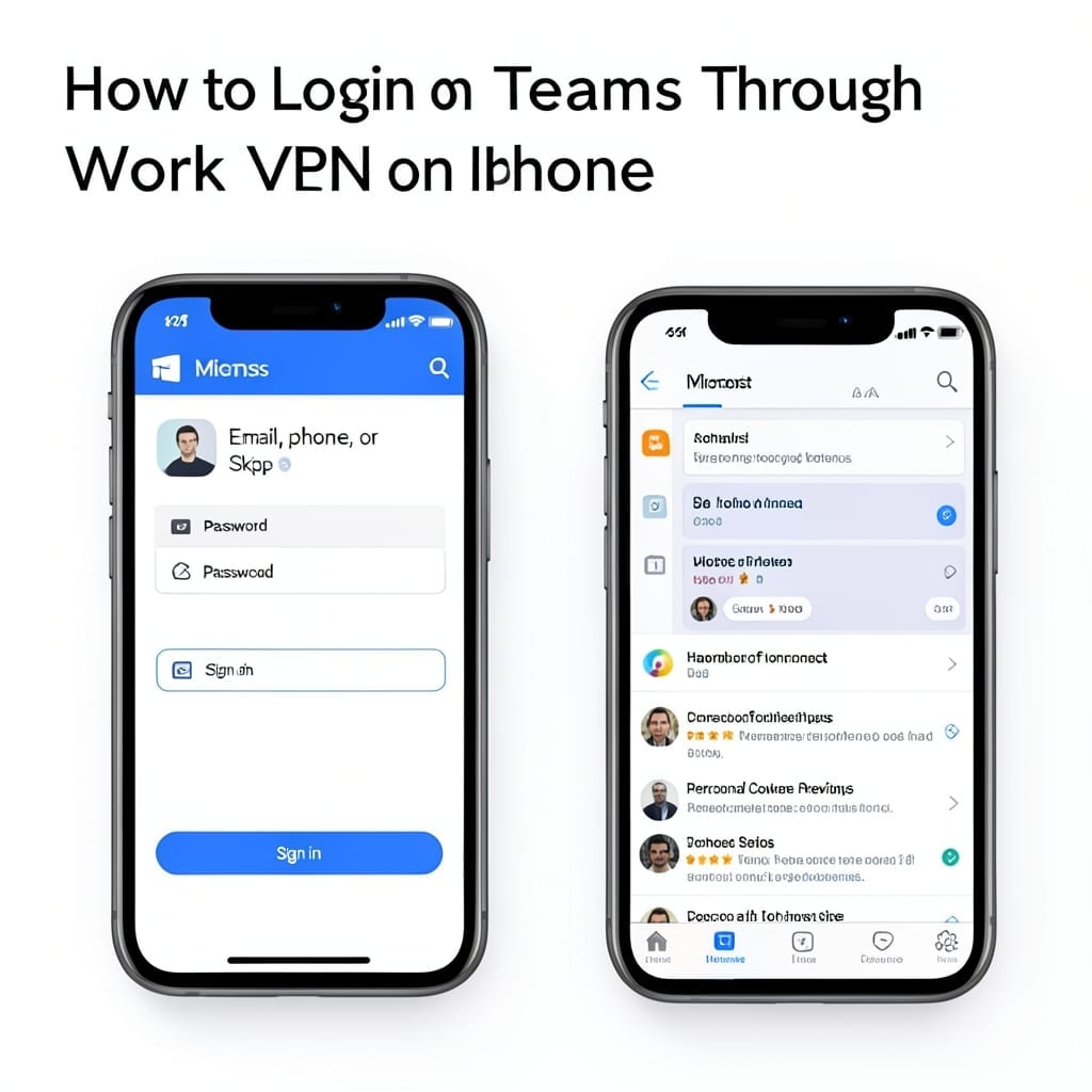 How To Login On Teams Through Work VPN On iPhone: Secure Access Guide
