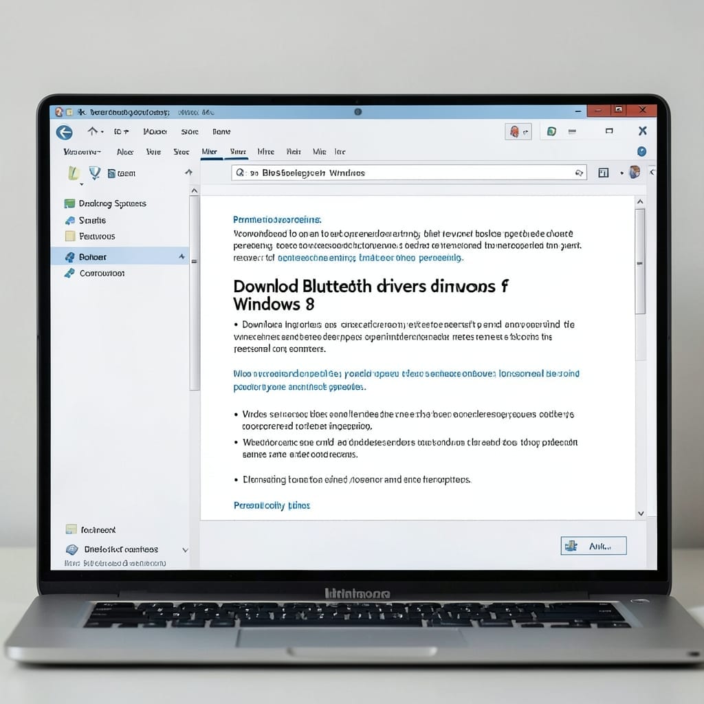 Download Bluetooth Drivers for Windows 8: Official Microsoft Compatibility Fix