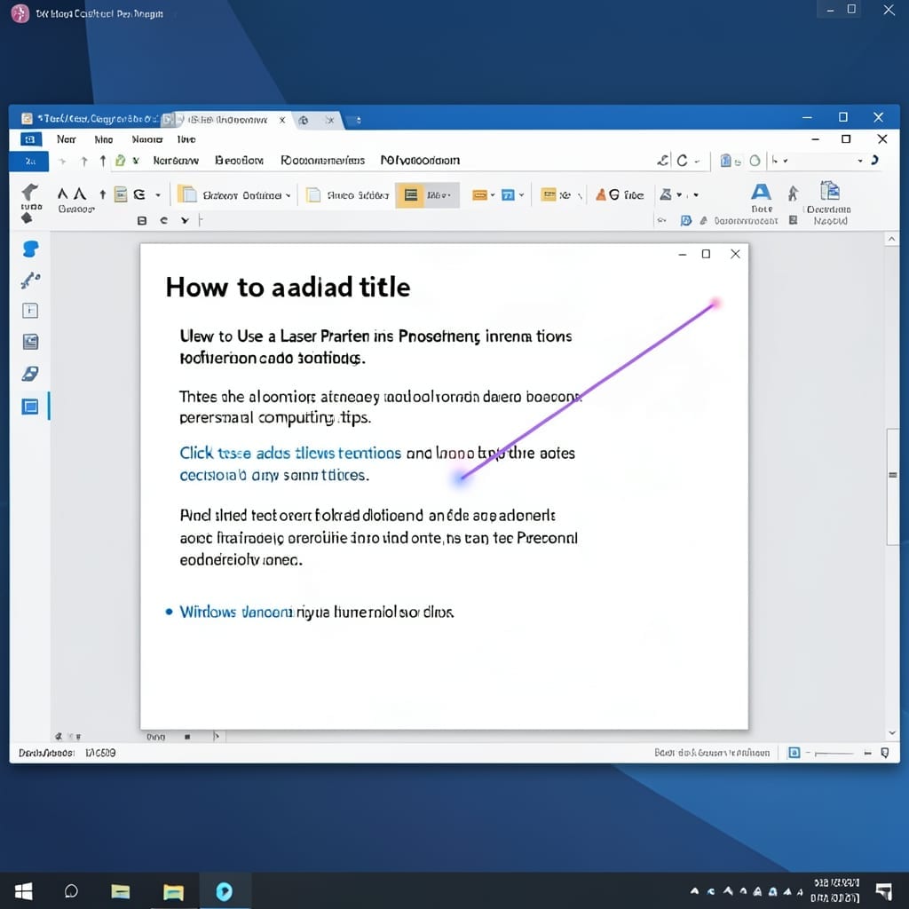 How to Use Laser Pointer in PowerPoint: Seamless Presentation Navigation