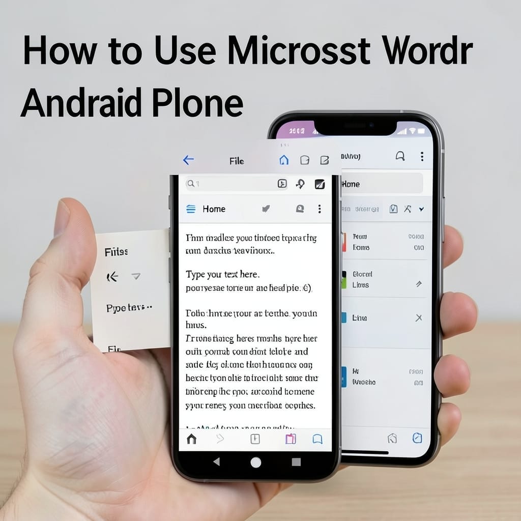 How to Use Microsoft Word in Android Phone: Mobile Editing Made Simple
