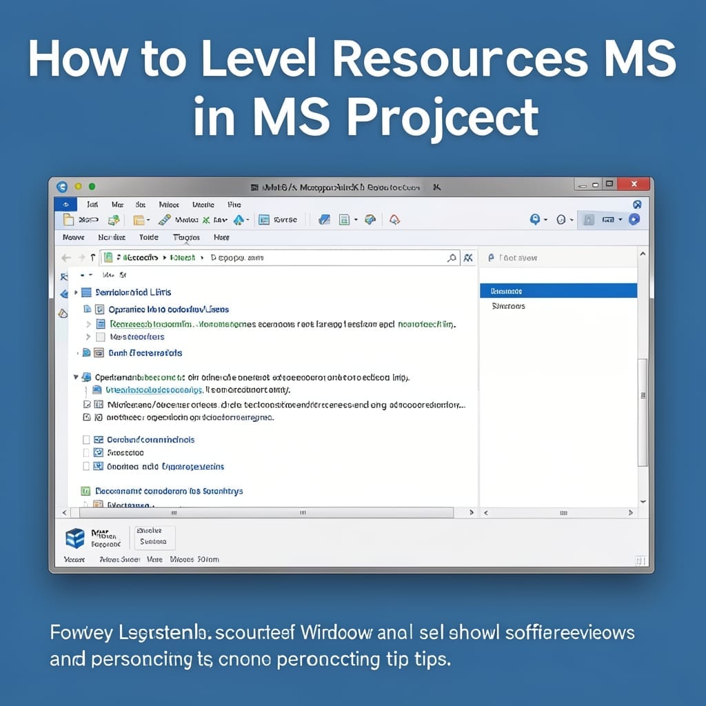 How to Level Resources in MS Project: Balanced Workloads With Smart Allocation