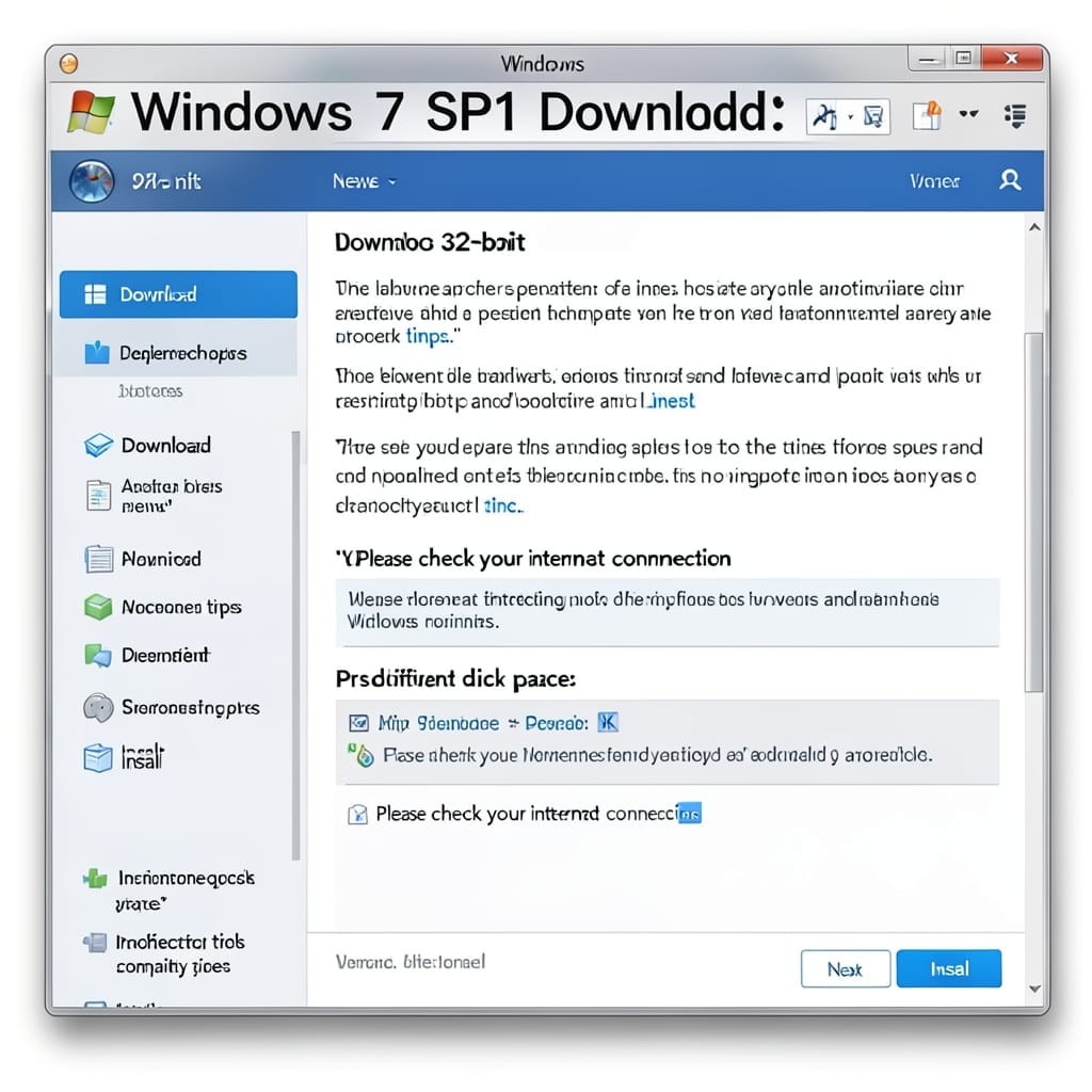 Window 7 SP1 Download 32 Bit: Official Microsoft ISO for Clean Install