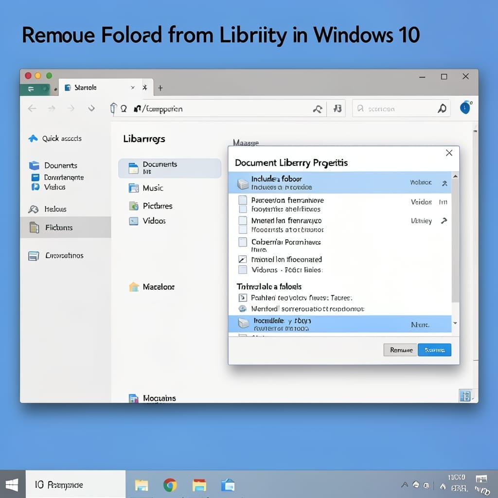 Remove Folder From Library Windows 10: Step by Step Cleanup Method