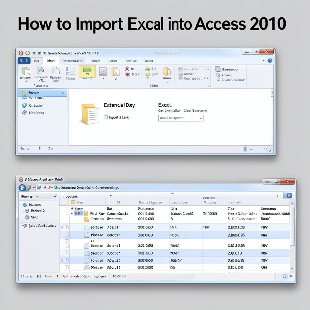 How To Import Excel Into Access 2010: Step By Step Data Transfer Guide
