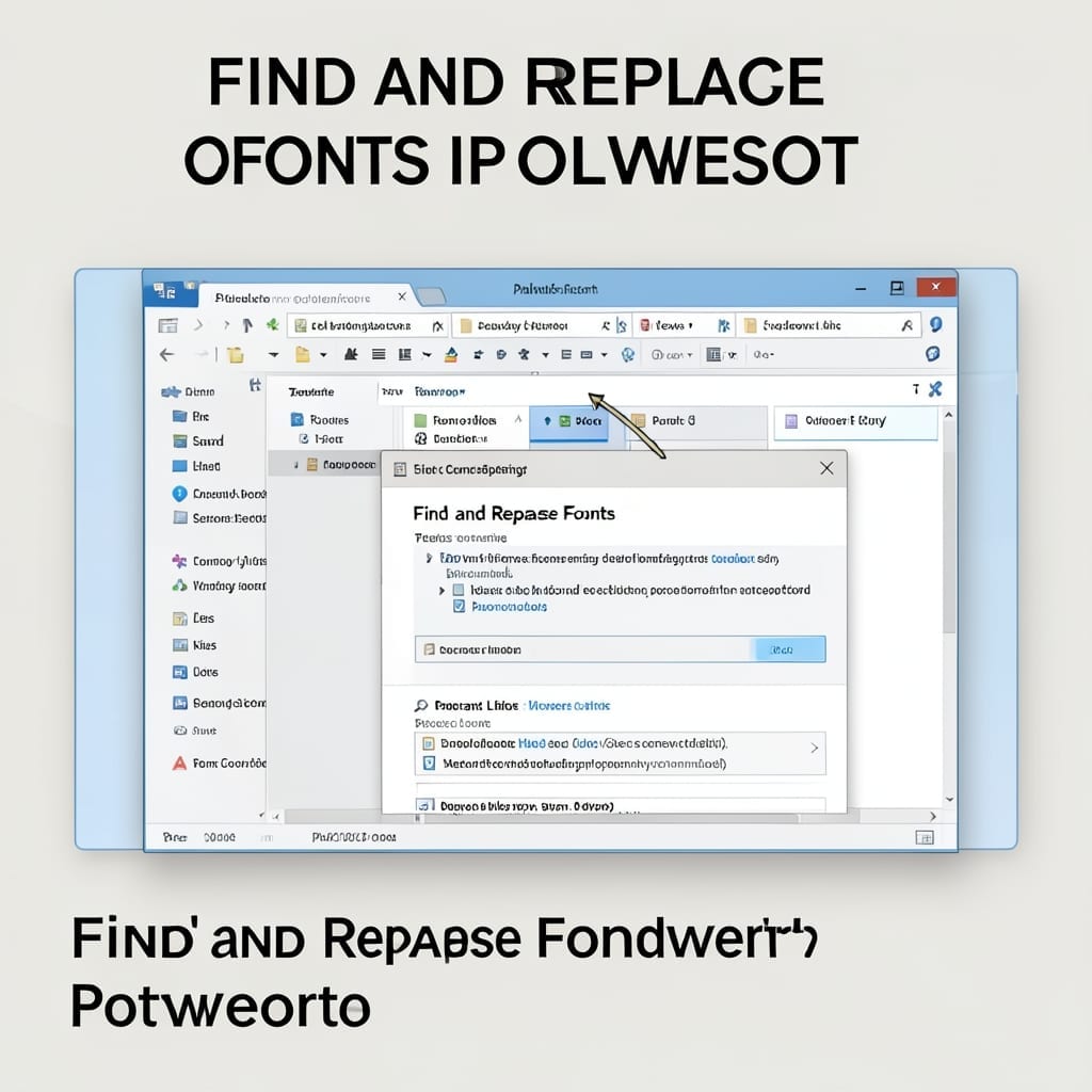 Find and Replace Fonts in PowerPoint: Uniform Styling in Seconds