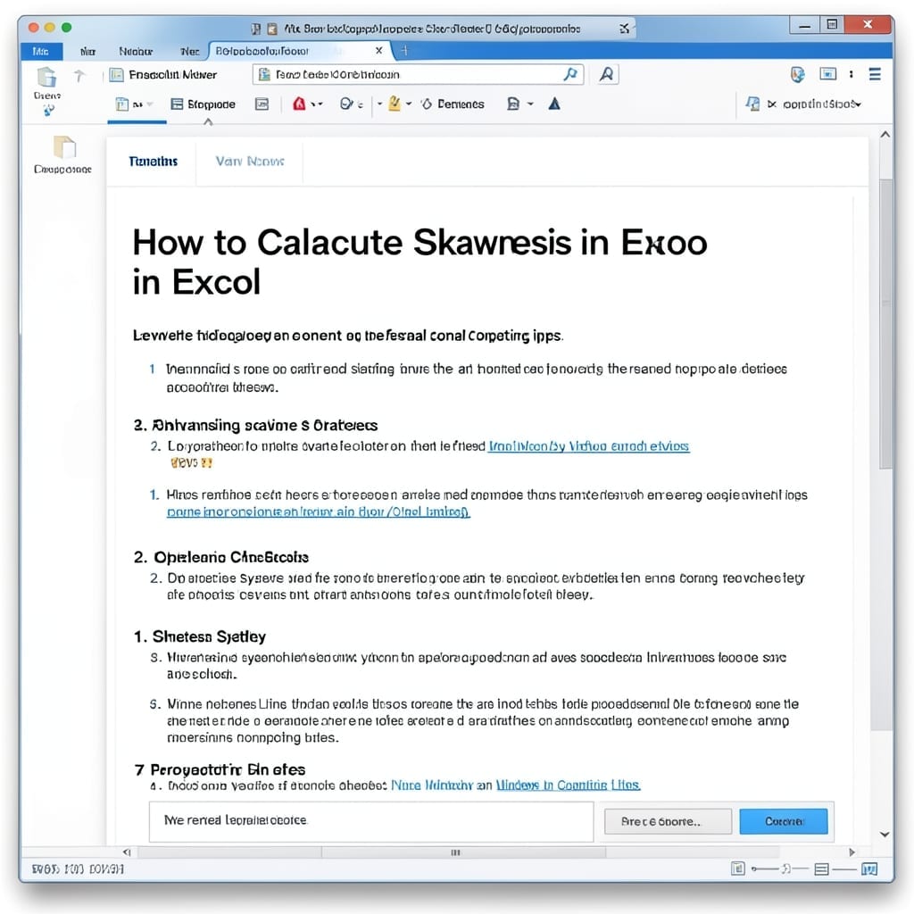How To Calculate Skewness In Excel: Step By Step Formula Guide