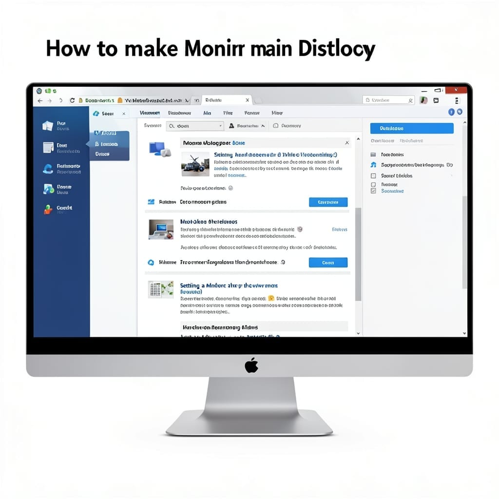 How to Make Monitor Main Display: Step-by-Step Windows Guide