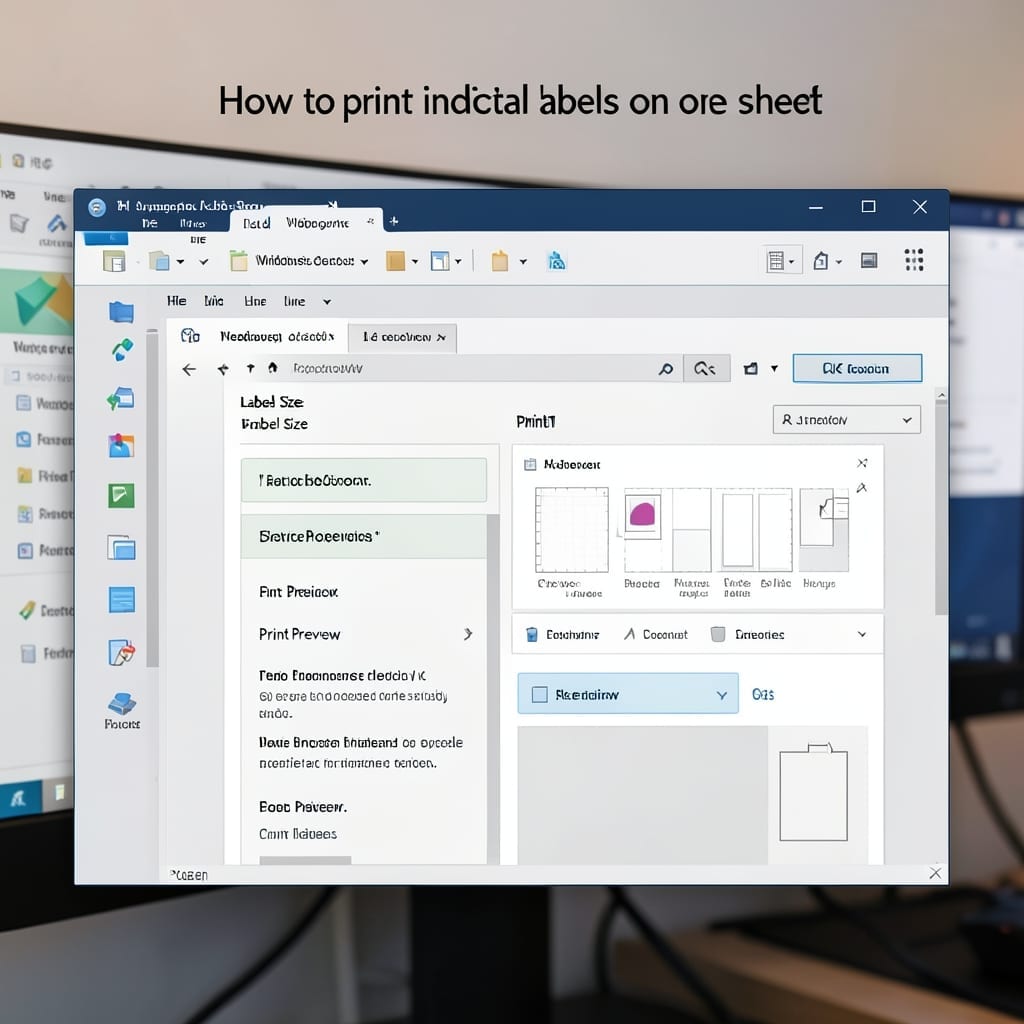 How To Print Individual Labels On One Sheet: Custom Layout Without Wastage