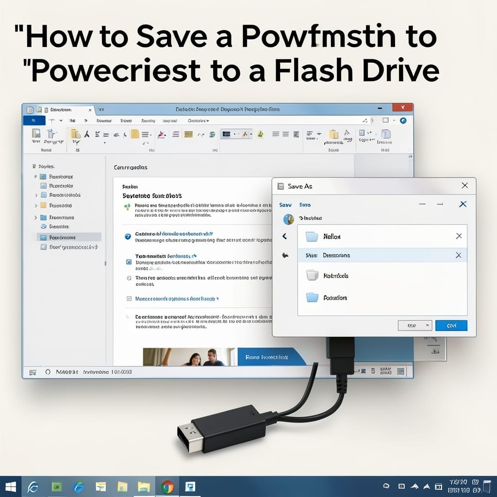 How to Save a PowerPoint to a Flash Drive: Quick Export Guide