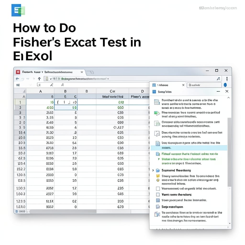 How to Do Fisher's Exact Test in Excel: Step-by-Step Statistical Calculation