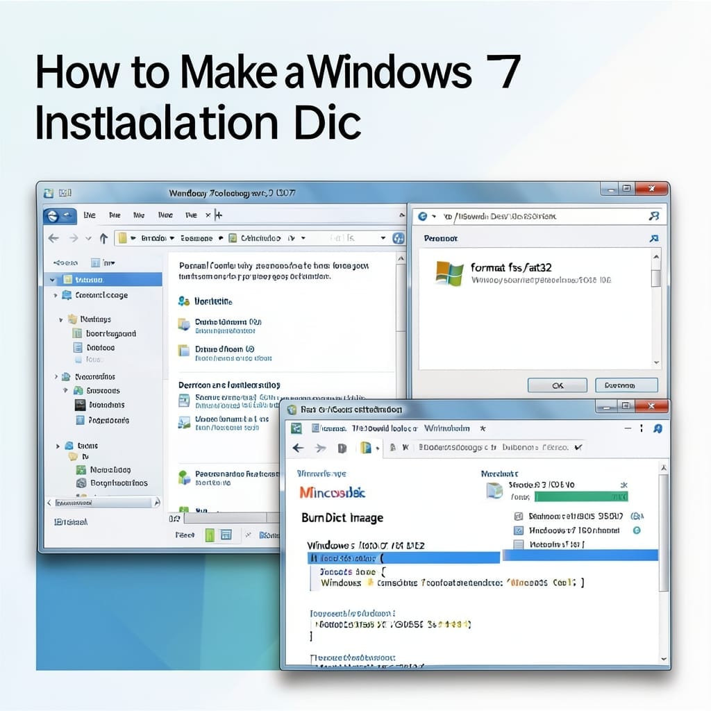 How To Make A Windows 7 Installation Disk: Bootable USB From ISO File