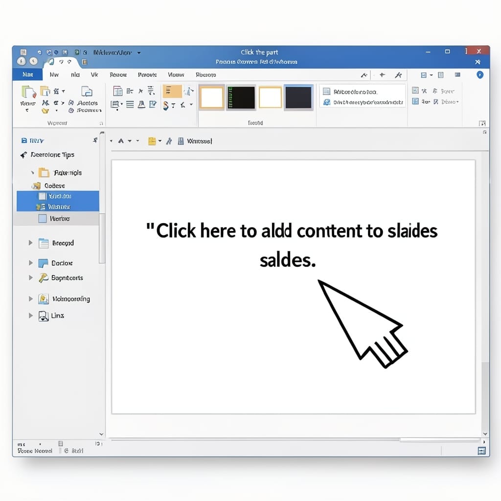 Click the Part of the PowerPoint Interface Where You Would Add Content to Slides: Master the Placeholder Technique