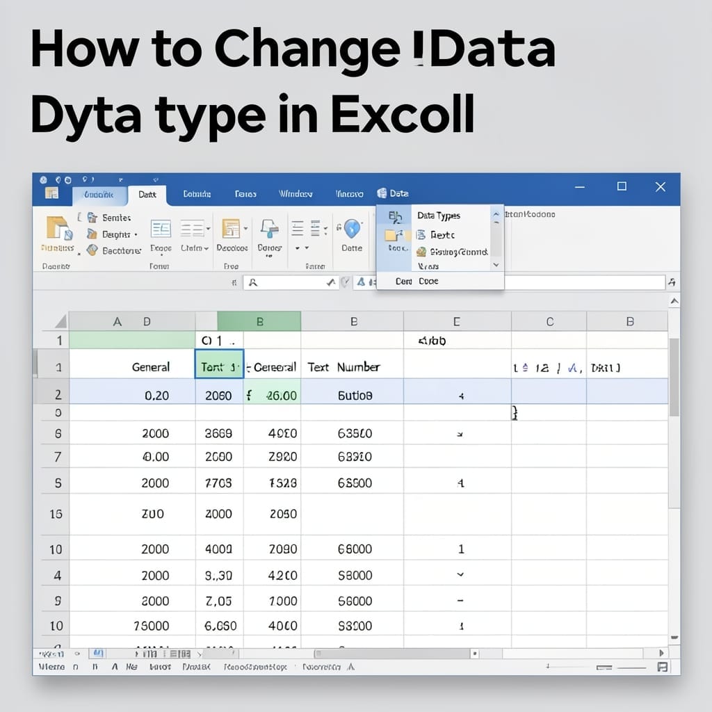 How To Change Data Type In Excel: Quick Format Conversion Guide