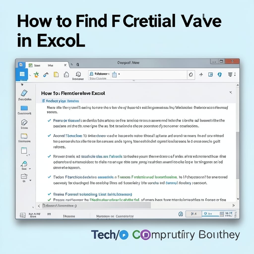 How to Find F Critical Value in Excel: Quick Function Method for Statistical Tests