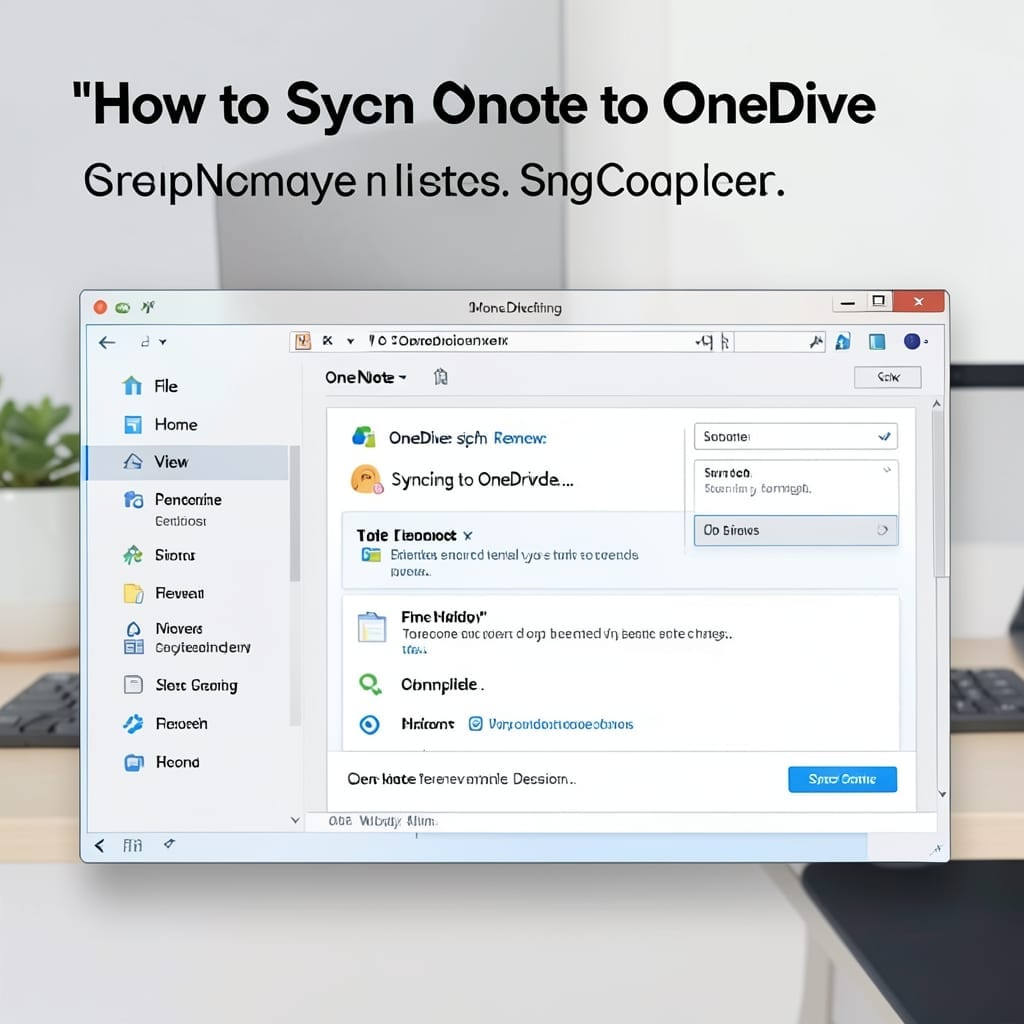 How to Sync OneNote to OneDrive: Cloud Storage Integration Method