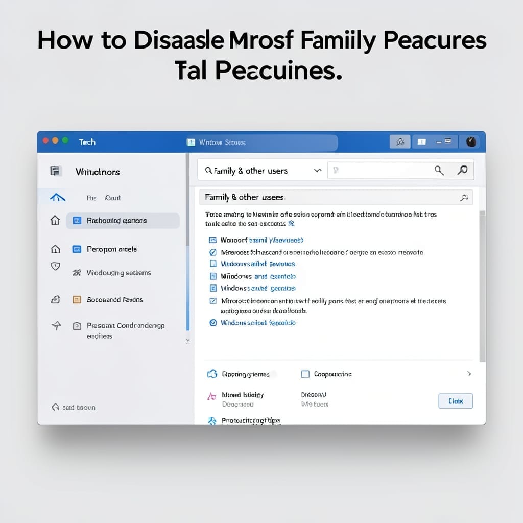 How to Disable Microsoft Family Features: Parent-Controlled Access Management