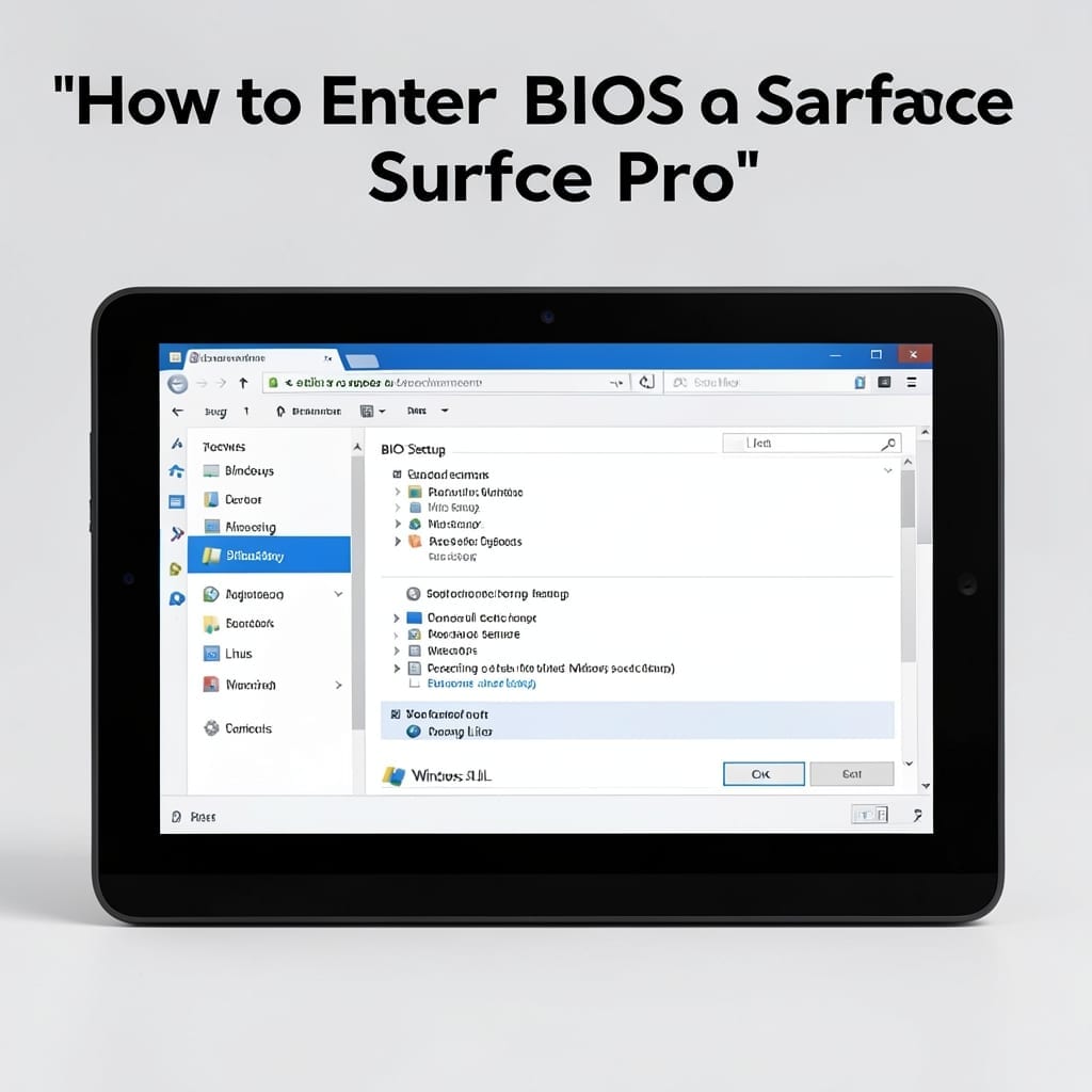 How To Enter BIOS On Surface Pro: Quick Boot Menu Access