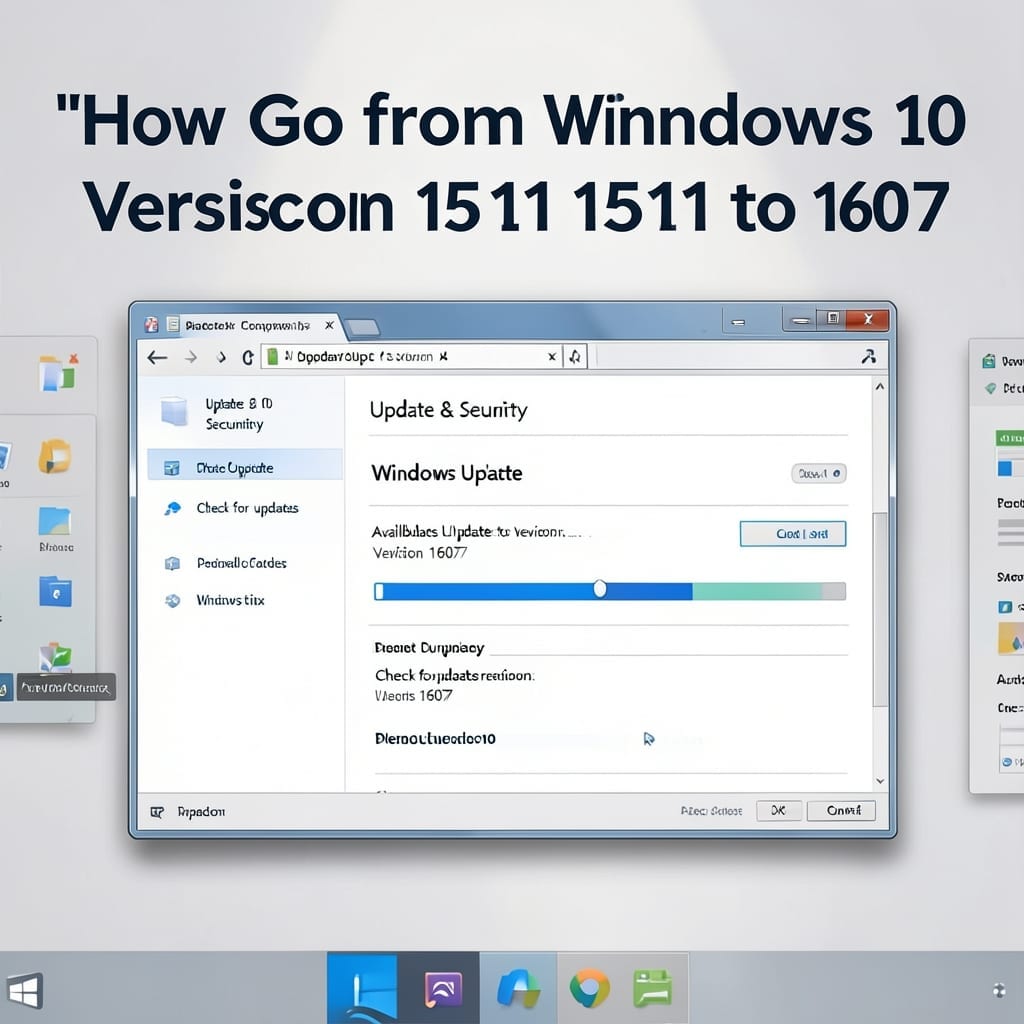 How to Go From Windows 10 Version 1511 to 1607: Step By Step Upgrade Process
