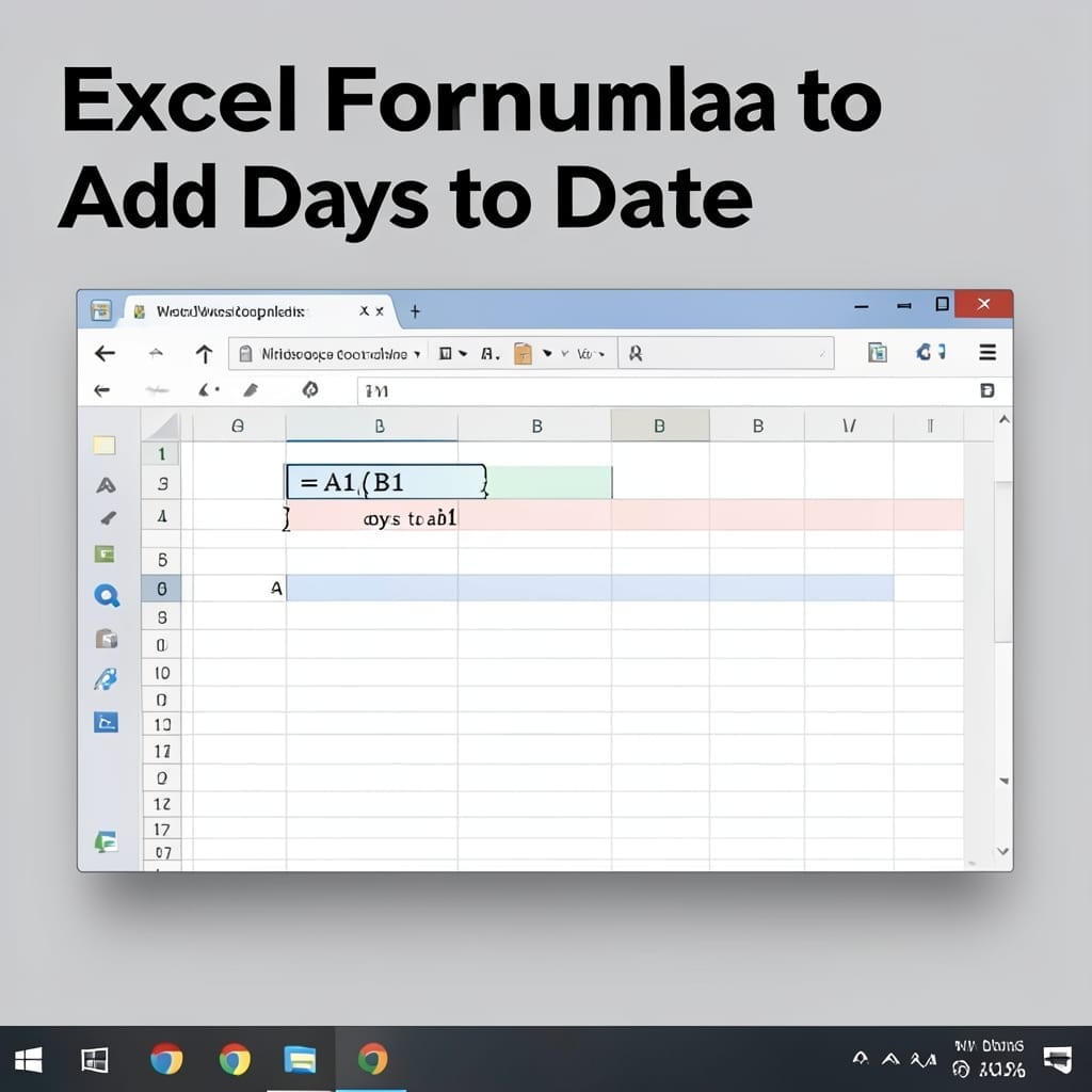 Excel Formula to Add Days to Date: Quick Date Calculation Without Errors