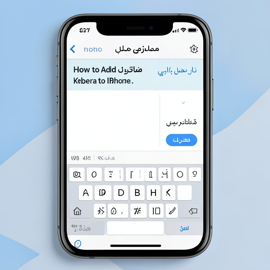 How to Add Arabic Keyboard to iPhone: Easy Language Switch in Settings