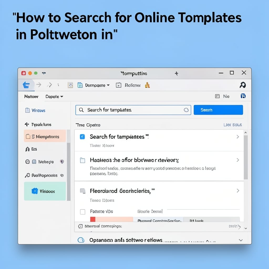 How to Search for Online Templates in PowerPoint: Time-Saving Design Shortcut