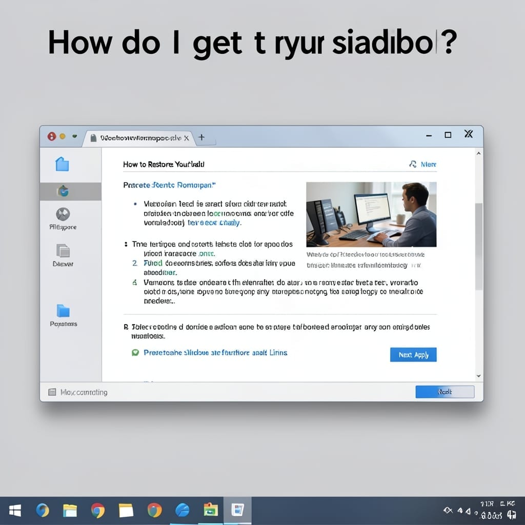 How Do I Get My Sidebar Back: Step by Step Restoration Guide