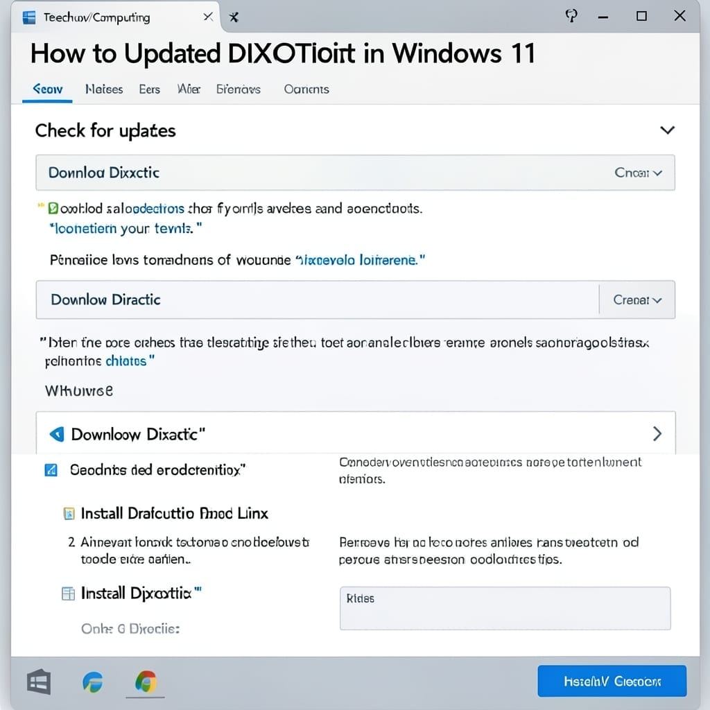 How To Update DirectX Windows 11: Official Microsoft Method