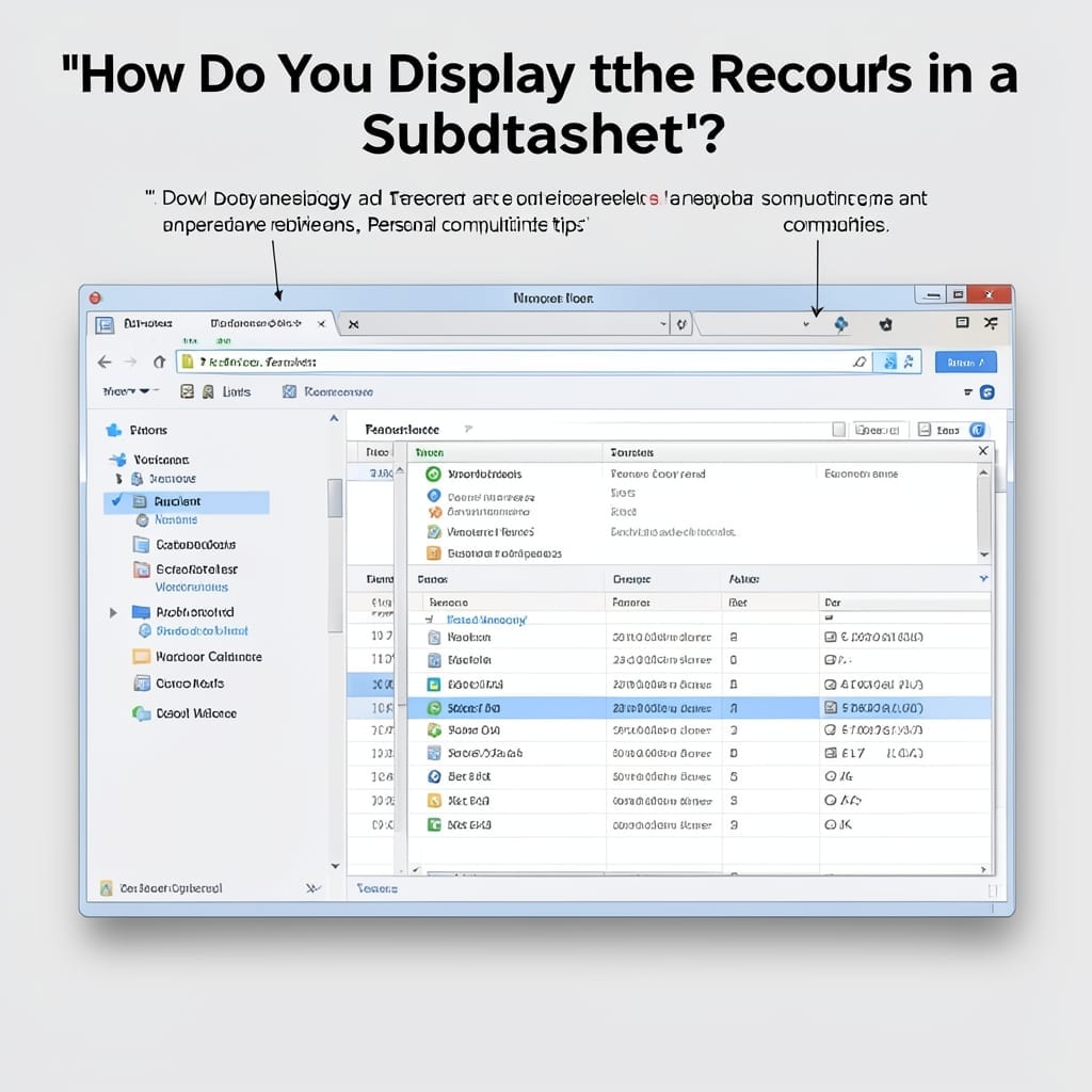 How Do You Display The Records In A Subdatasheet: Access Navigation Tutorial
