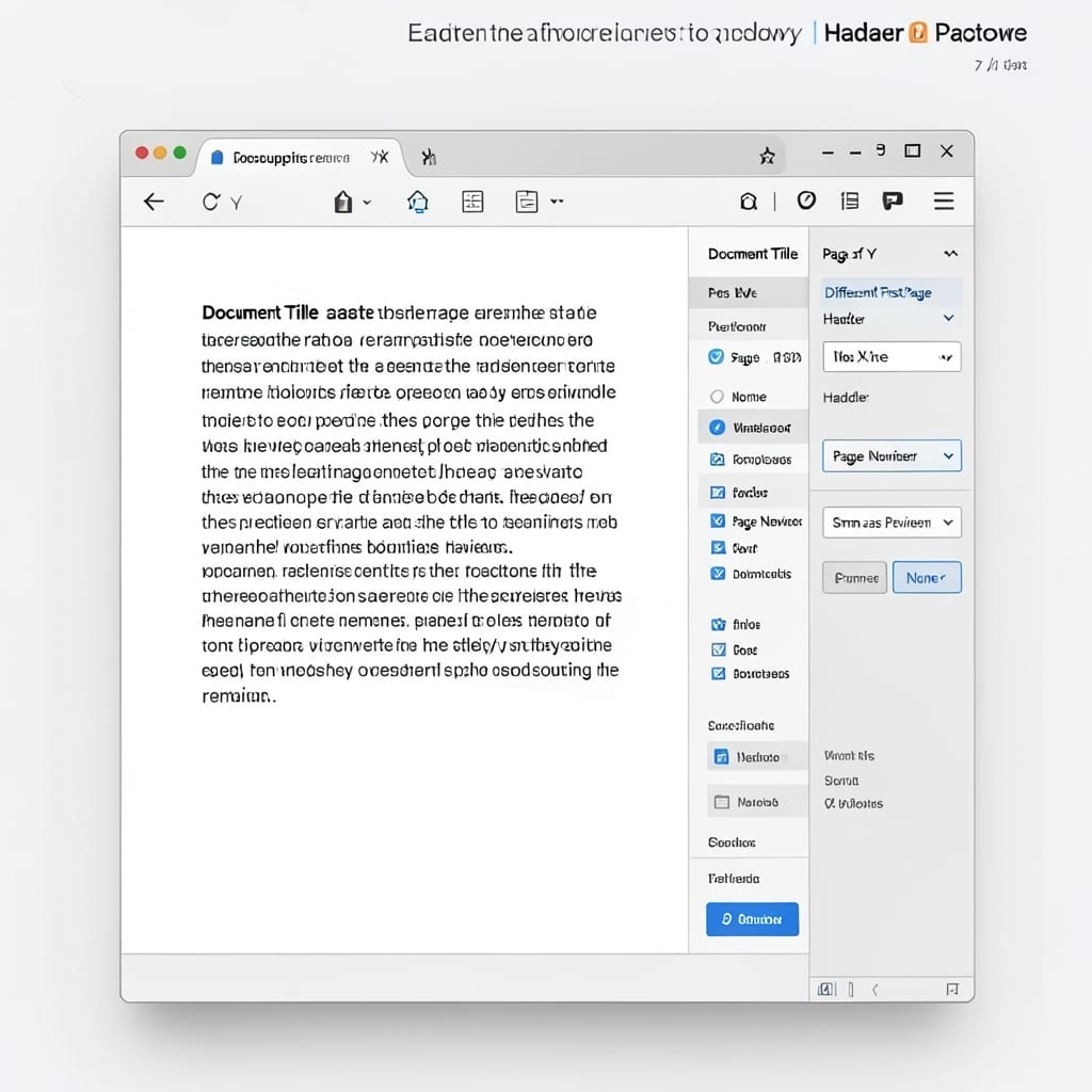 Change The Document So The Header Text And Page Number Do Not Appear On The First Page But Still Appear On All Other Pages: Step-By-Step Formatting Guide