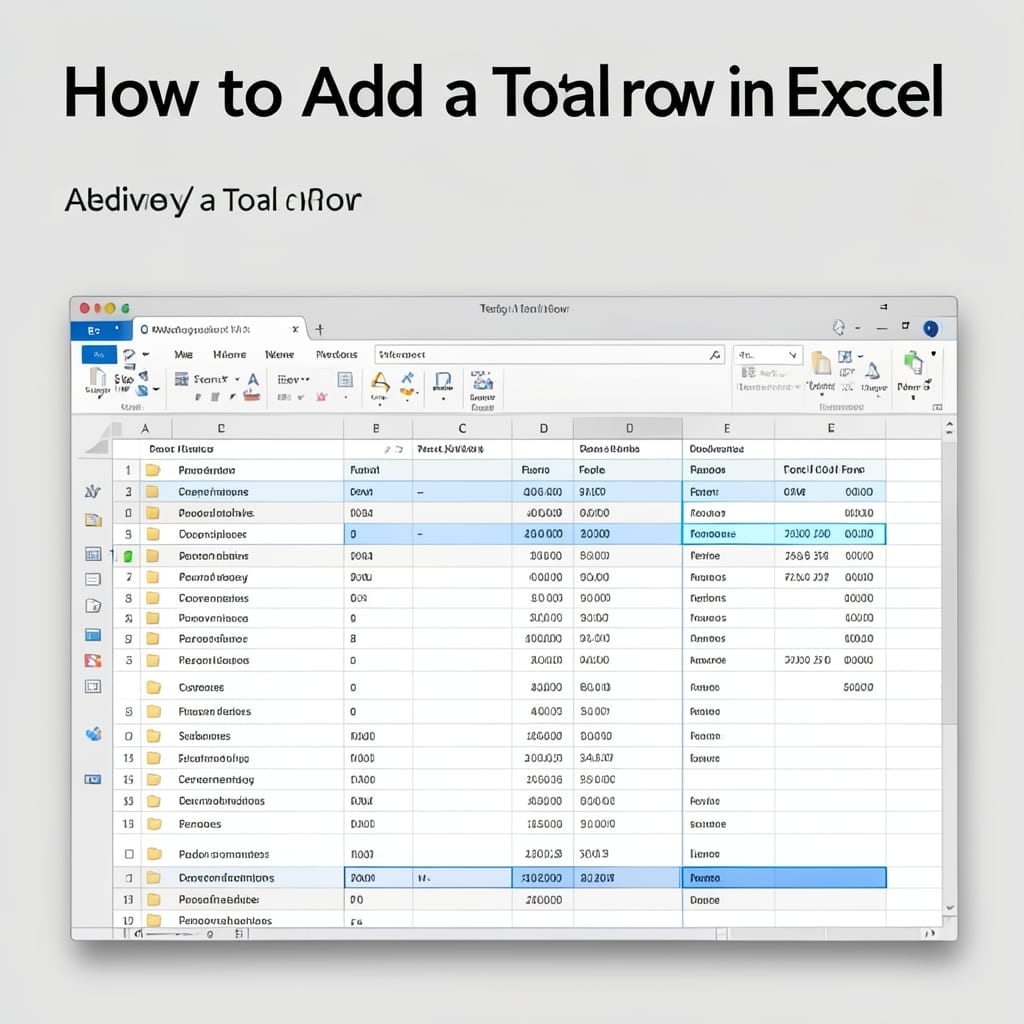How To Add A Total Row In Excel: Quick Summarizing Method