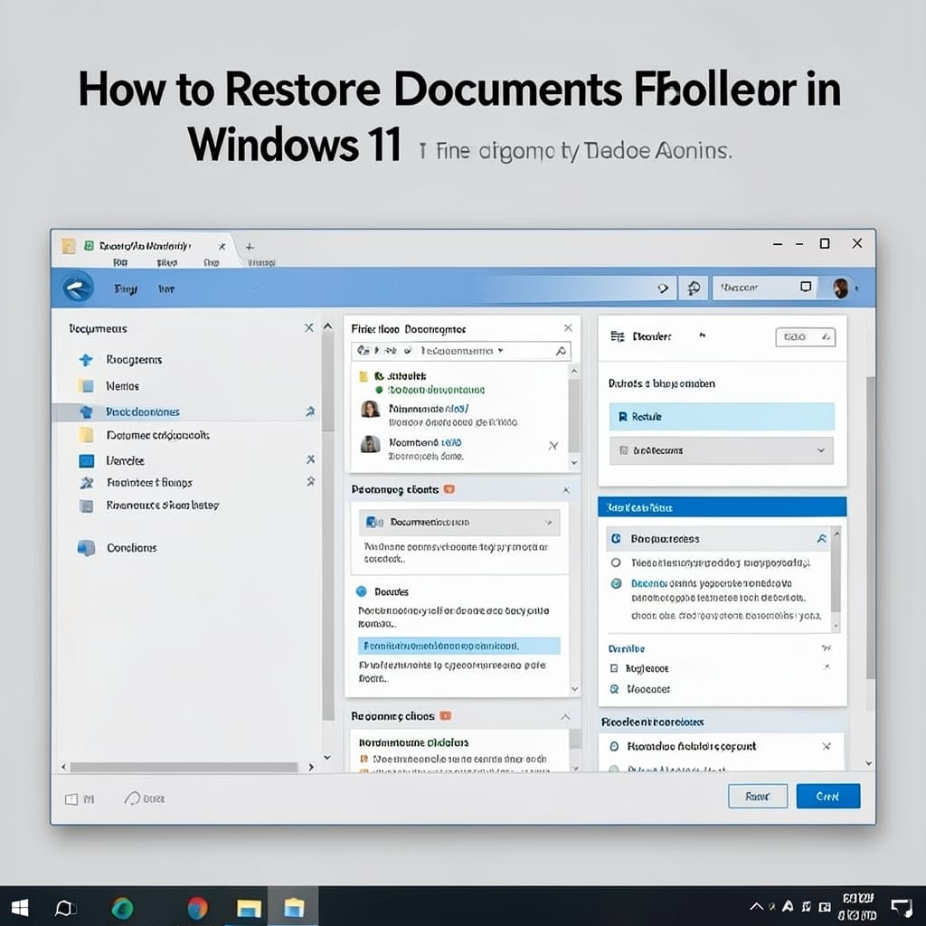How To Restore Documents Folder In Windows 11: Simple Step-By-Step Fix