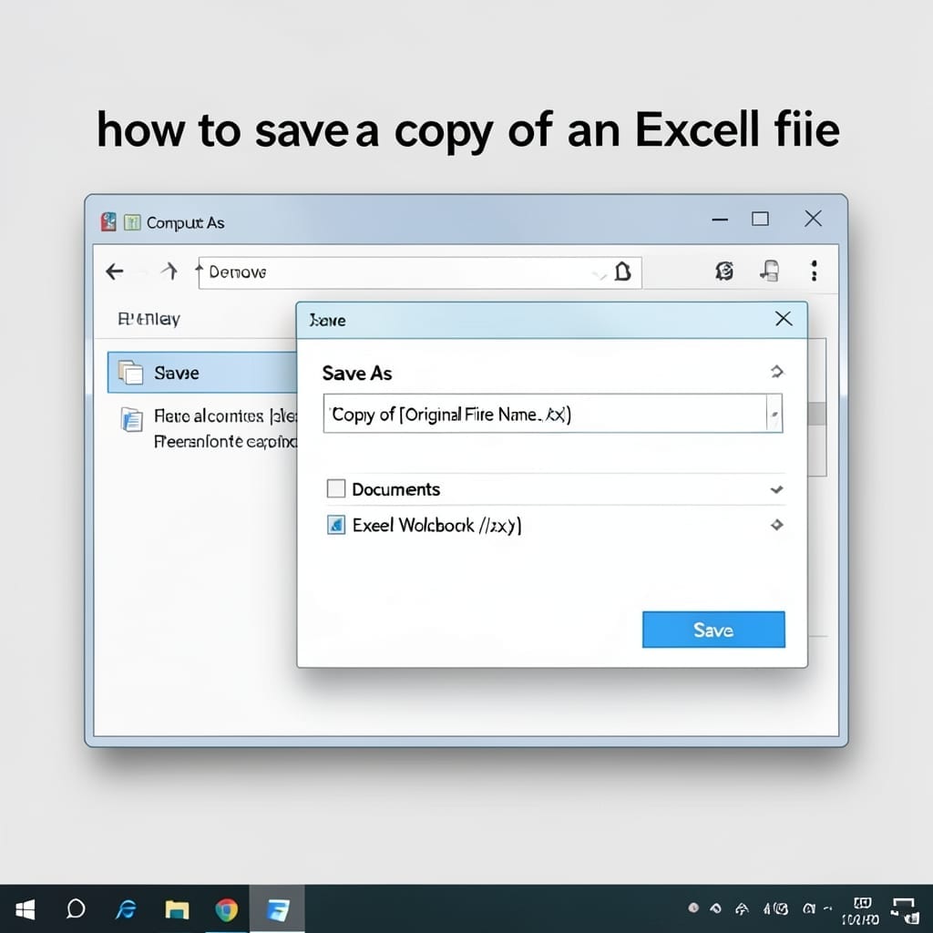 How To Save A Copy Of An Excel File: Quick Backup Method