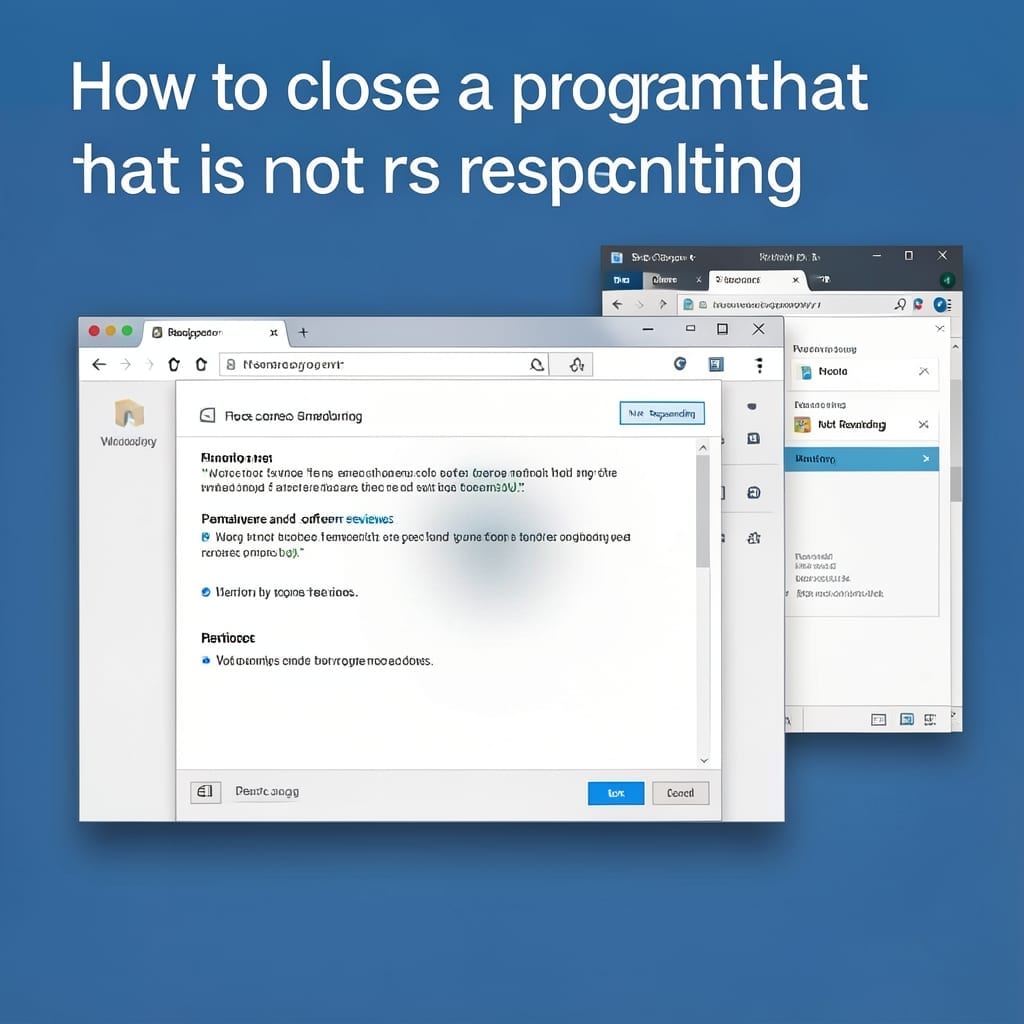 How to Close a Program That Is Not Responding: Force Quit in Seconds