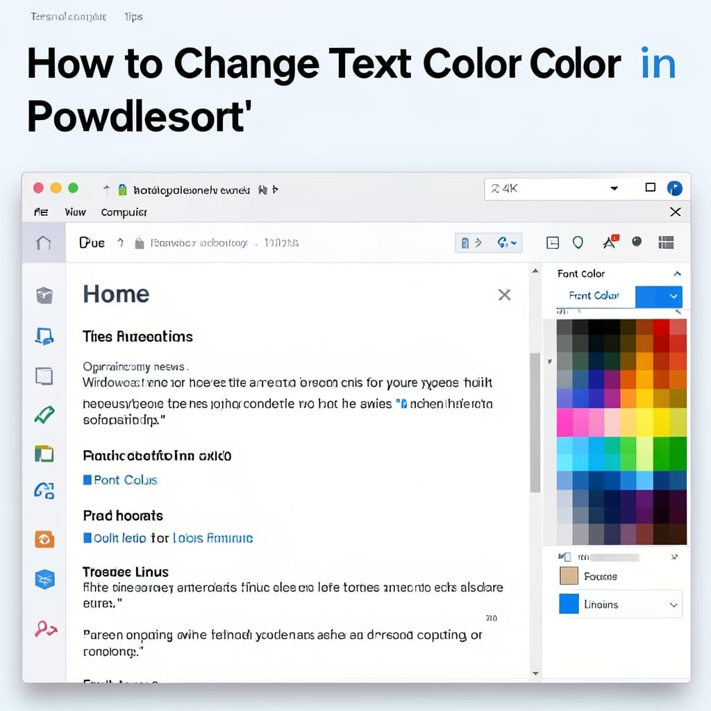 How To Change Text Color In PowerPoint: Step-By-Step Formatting Guide