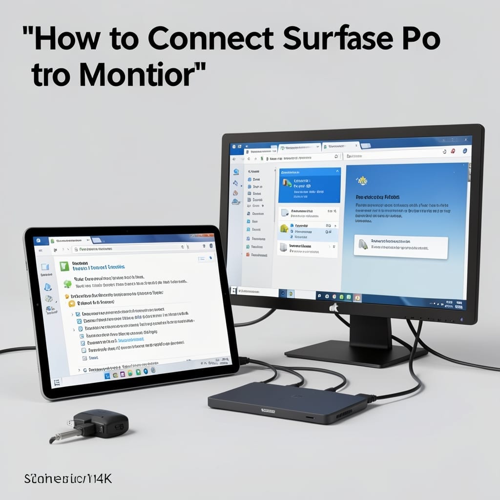 How To Connect Surface Pro To Monitor: Simple Plug And Play Setup